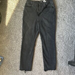Good American Women's washed Black Jeans